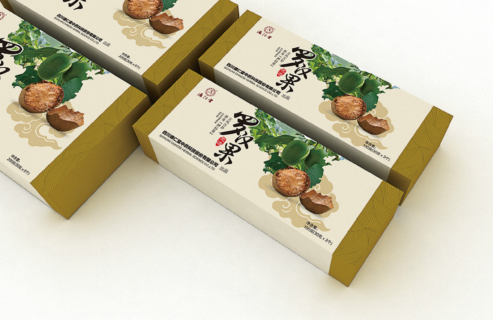 四川德仁堂罗汉果包装设计