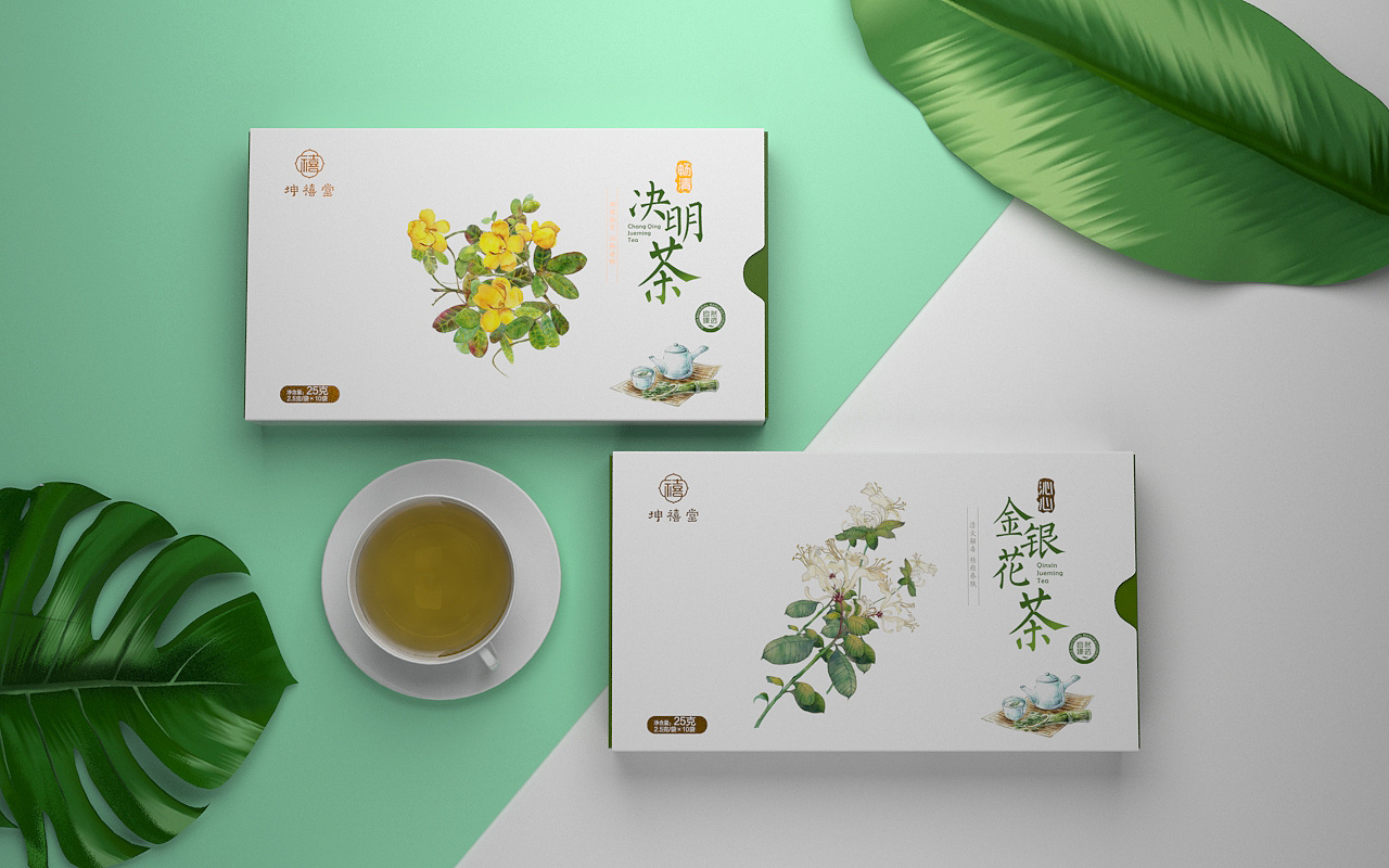 代用茶包装设计 袋泡茶包装设计 保健茶包装设计 / 刘益铭 × 原创