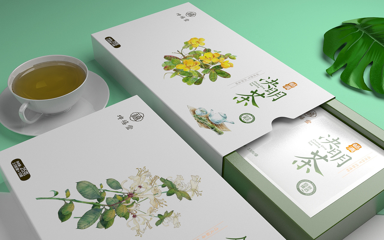 代用茶包装设计 袋泡茶包装设计 保健茶包装设计 / 刘益铭 × 原创
