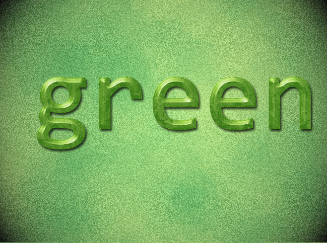green清新字体