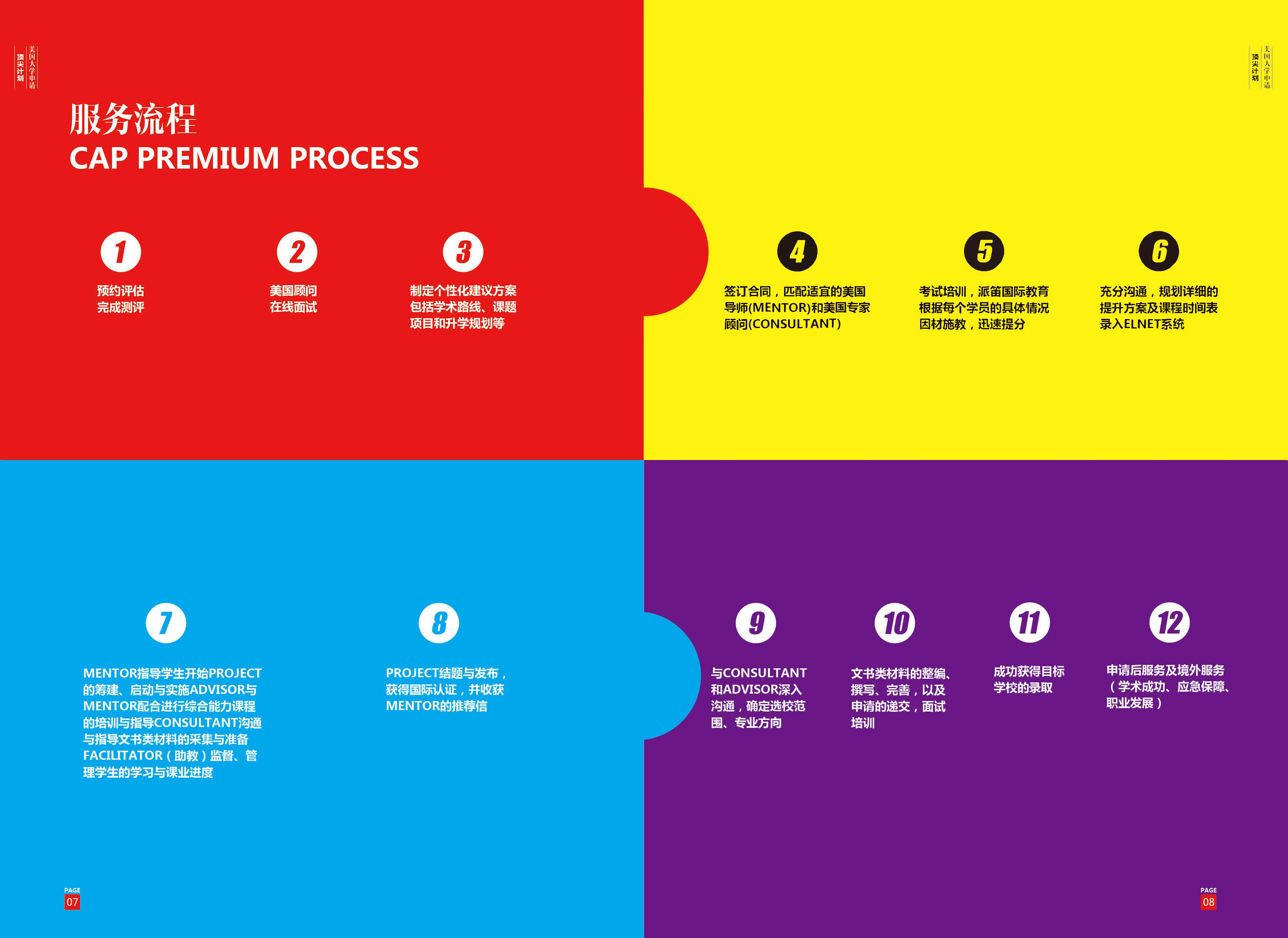 派特森英语派笛cap顶尖留学申请项目画册