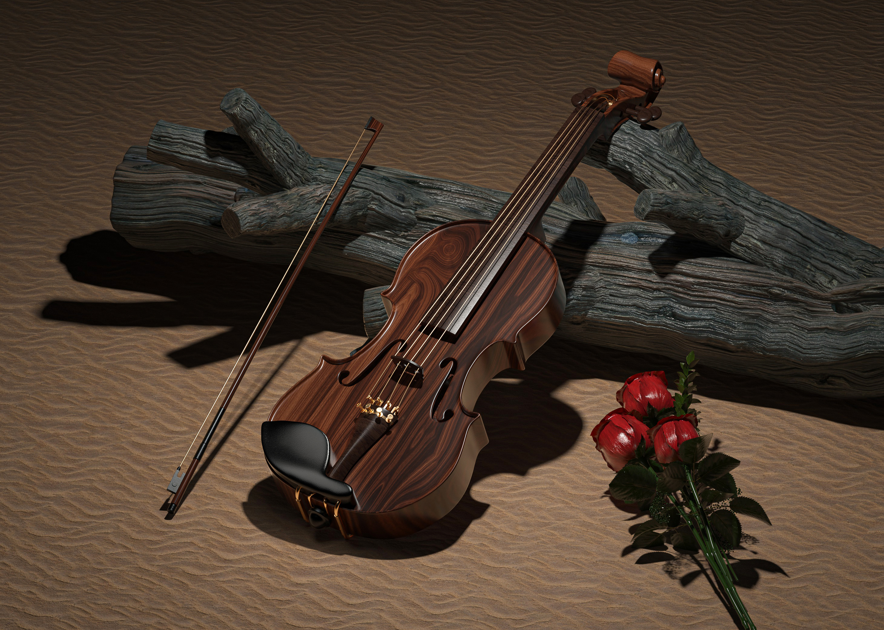 C4D小提琴产品建模渲染|三维|产品|吴王西子 - 原创作品 - 站酷 (ZCOOL)