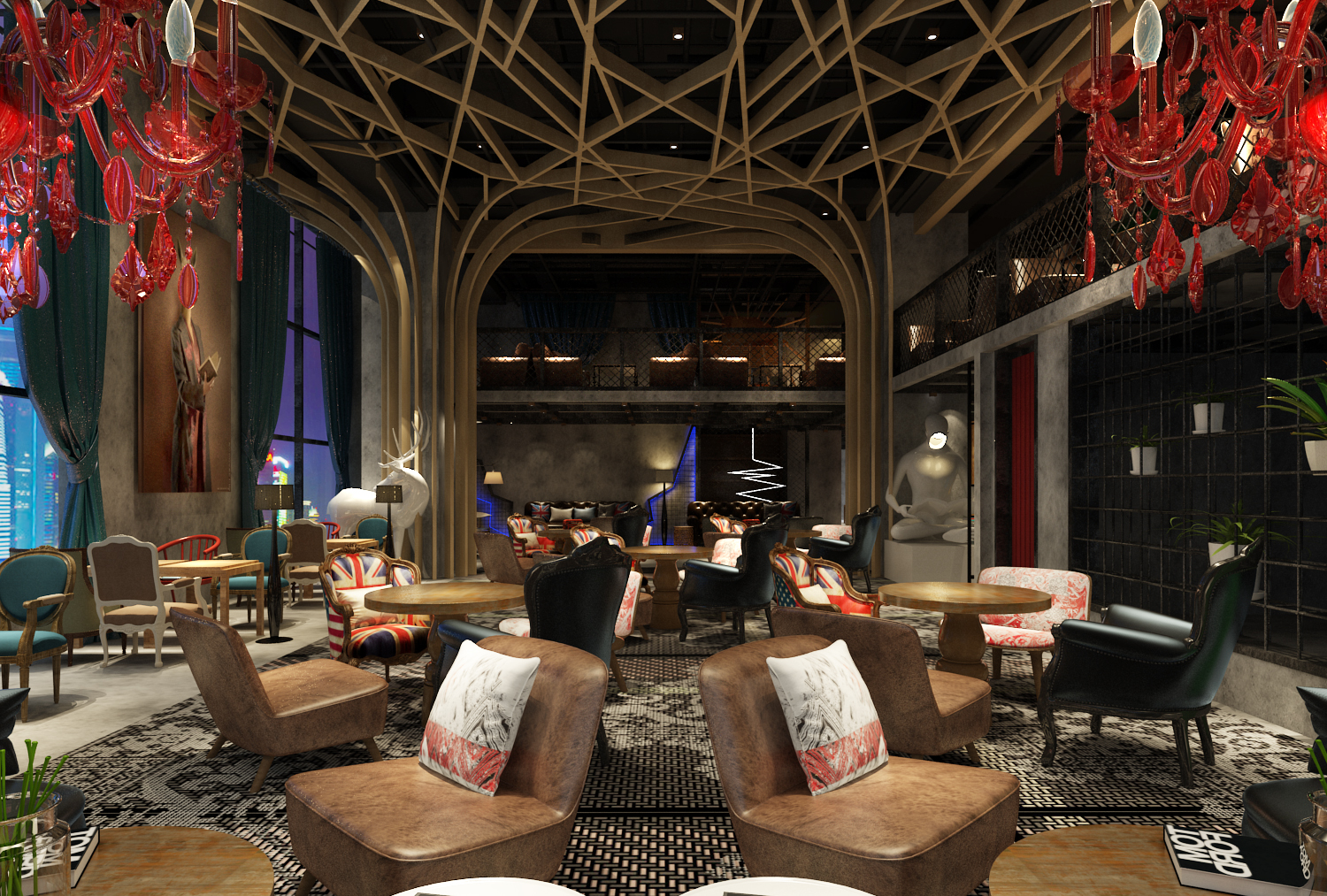 贵阳咖啡馆装修设计|咖啡馆门头设计效果图|空间|室内设计|熙彩餐饮空间设计 - 临摹作品 - 站酷 (ZCOOL)