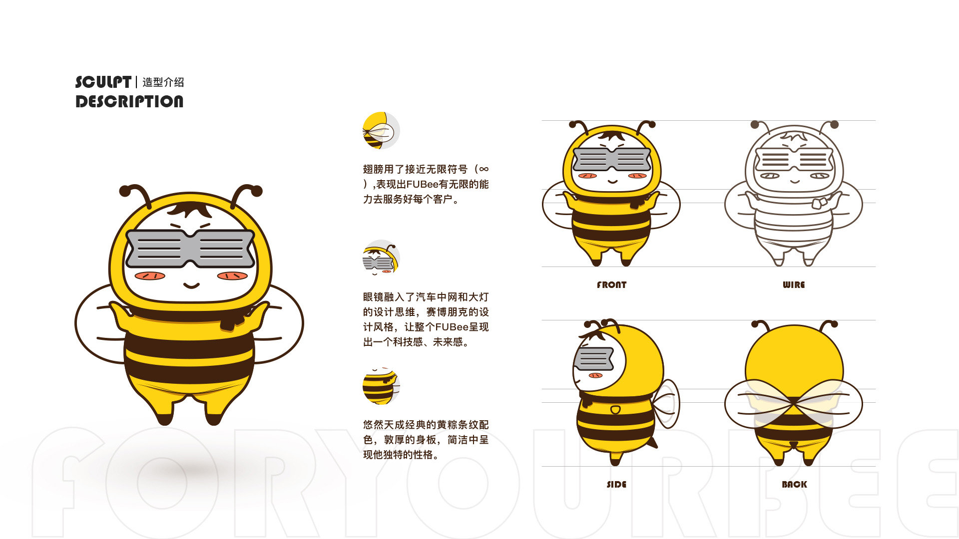 原创ip设计fubee蜜蜂