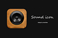 Woodiness sound icon