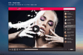 iMac平台“Kiss-模特”视频客户端，视觉界面