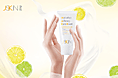 JSKIN 净肌多效柔嫩匀净手霜主视觉