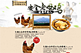 中国土特产农产品土鸡首页模板设计