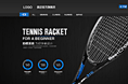 网球拍首页设计