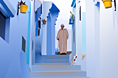 摩洛哥蓝色的小镇Chefchaouen 临摹
