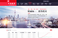 上海申冉投资网站效果图设计