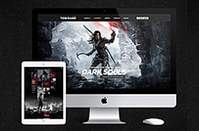 Web Design of The Tomb Raider