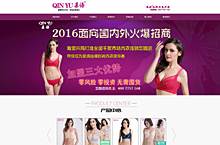 惠州亲语服饰有限公司 HTML网站制作2016年作品