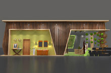 爱美森木业展厅设计