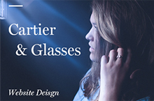 Cartier & Glasses Website Deisgn