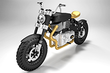 C4D-哈雷摩托车建模
