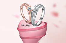 雨飞作品-美亿珠宝BILLION官网设计,互联网品牌形象设计