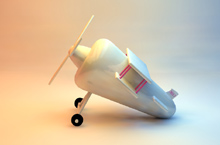 C4D制作小飞机