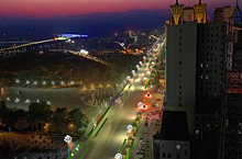 新疆焉耆县解放路(东、西、中)路灯装饰及景观照明规划方案