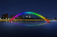 吉林白山市浑江桥、星泰桥、彩虹桥夜景亮化工程设计