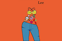 Lee  牛仔裤商业插画