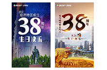 深圳经济特区成立38周年微信海报2