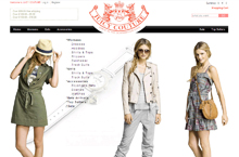 juicy女装网页设计