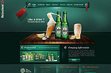 Heineken（And drink into the drink）