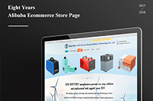Website for alibaba store design