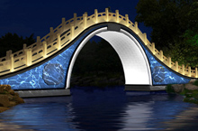 额济纳旗图尔扈特湿地公园夜景照明设计方案