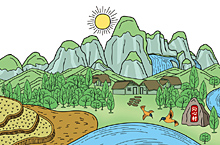 沁心村山泉水品牌设计
