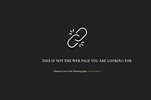 家居网站404页设计
