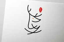 LOGO设计：“鹿爻”字体象形设计