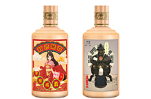 天鹅定制酒酒标设计