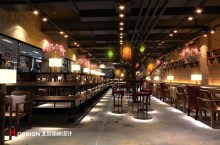 海岸设计|黑龙江百盛咖啡厅设计案例