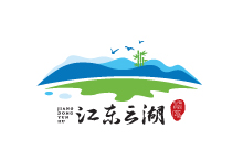 湖南山水旅游名胜景区江东云湖品牌LOGO设计vi形象