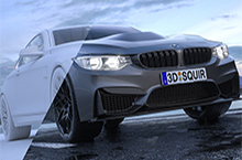 BMW M4 (C4D-oc渲染) 4K