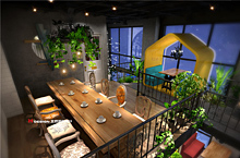 湖南摩天轮咖啡厅设计
