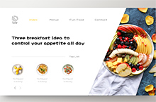 网页设计-Healthy Food
