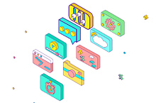 2.5D立体图标练习