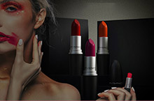 mac口红Lipstick C4D建模Octane Render渲染店铺海报合成