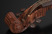 小提琴 建模   渲染