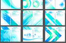 创意大气商务展会产品业务智能科技画册封面版式设计素材模板