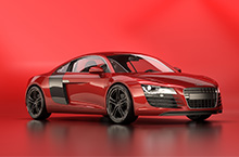 Audi-R8 渲染练习作品