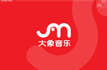 大象音乐品牌logo设计