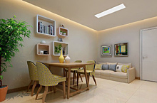 589装饰V7淘家理想装110平方米三居室现代小清新装修风格案例