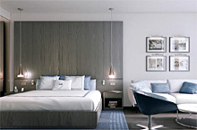 重庆酒店装修设计客房区域的空间划分|水木源创设计