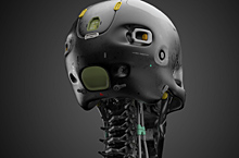3D酷炫3D建模设计作品机械骷髅