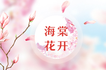 妇女节 海棠花开 小程序 效果图