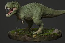 给你们分享几张3D设计制作的恐龙。